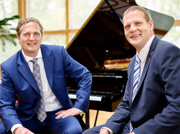 Blüthner brothers Christian & Knut Blüthner-Haessler 5th generation legacy piano makers 