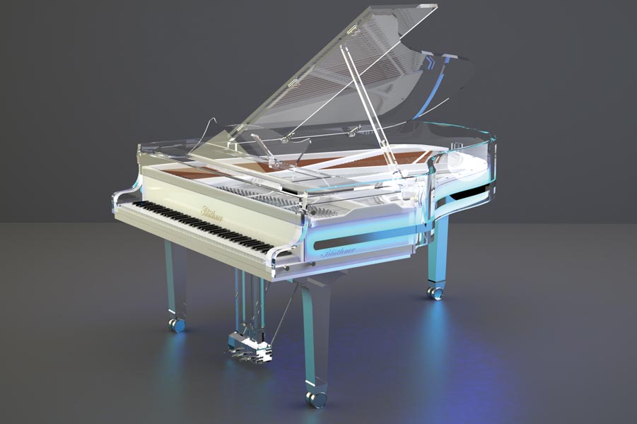 Crystal LEegance LED Grand Piano